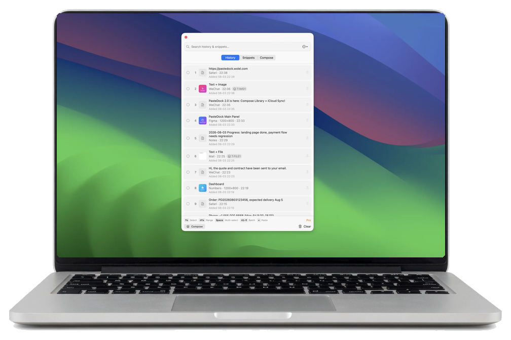 PasteDock